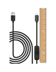 Cable USB 2.0 a USB C con Interruptor MakerSpot 1.5m 2