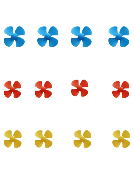 Palas de Hélice Wurenji 10 Piezas 2mm Mezcla de Colores