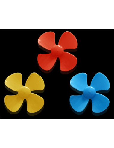 Palas de Hélice Wurenji 10 Piezas 2mm Mezcla de Colores