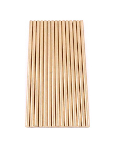 Barra Sólida de Latón 3mm x 100mm Swpeet - 15 Piezas