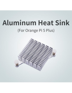 Disipador de Aluminio Orange Pi 5 Plus 50mm x 46mm x 12.6mm 2