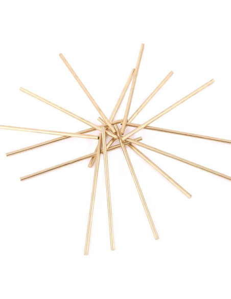 Barra Sólida de Latón 3mm x 100mm Swpeet - 15 Piezas