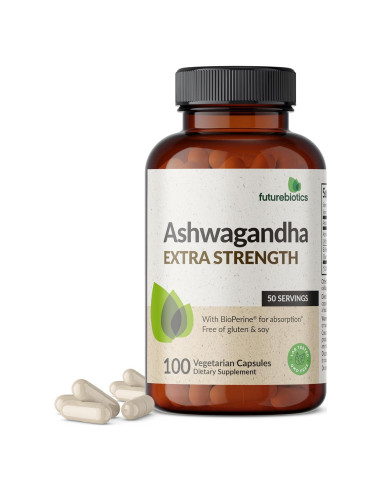 Futurebiotics Ashwagandha Extra Fuerte 100 Cápsulas Vegetarianas