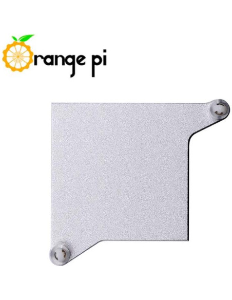 Disipador de Aluminio Orange Pi 5 Plus 50mm x 46mm x 12.6mm
