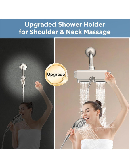 Cabezal de Ducha Filtrado MakeFit con Manguera 200 cm 10 Modos