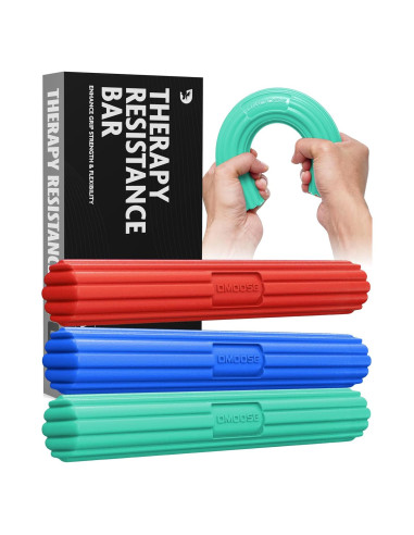 Barra de Resistencia DMoose Fitness para Terapia Física - 4 Niveles