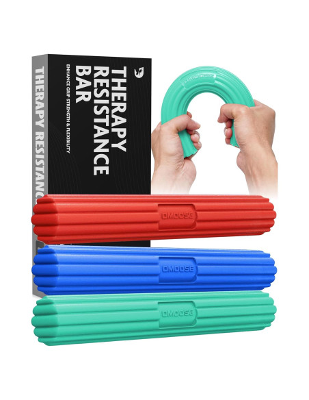 Barra de Resistencia DMoose Fitness para Terapia Física - 4 Niveles