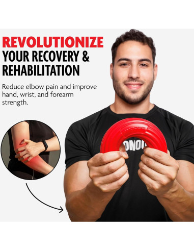 Barra de Resistencia DMoose Fitness para Terapia Física - 4 Niveles