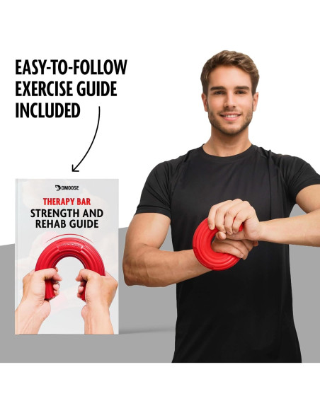 Barra de Resistencia DMoose Fitness para Terapia Física - 4 Niveles