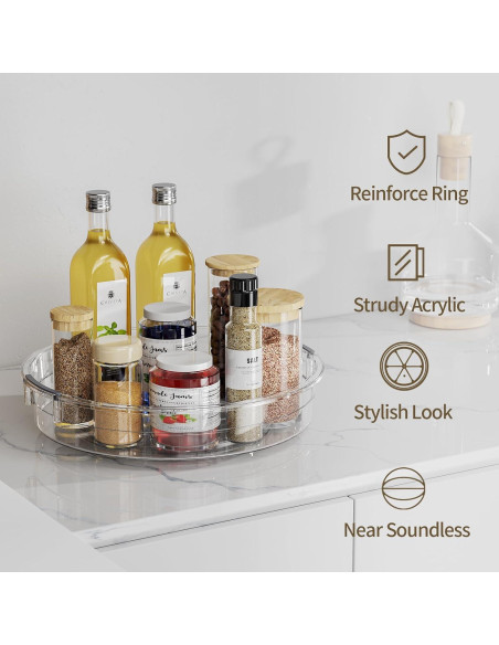 Organizador Giratorio LAMU 3 Pack 23.5-30.5 cm para Cocina Organizador Giratorio LAMU 3 Pack 23.5-30.5 cm para Cocina