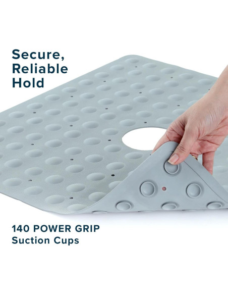 Alfombrilla de Ducha Antideslizante SlipX Solutions 53.34 cm Gris