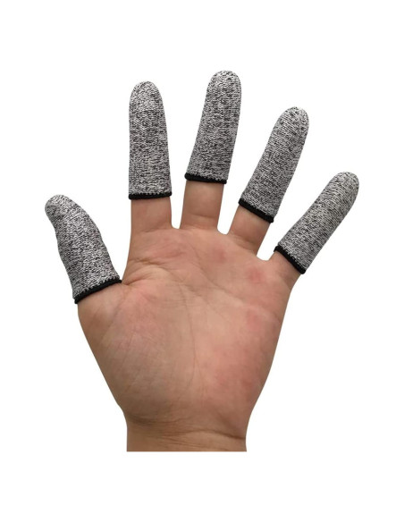 KIT JADE 12 PCS Protectores de Dedos Resistentes a Cortes