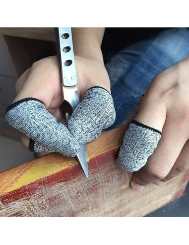 KIT JADE 12 PCS Protectores de Dedos Resistentes a Cortes