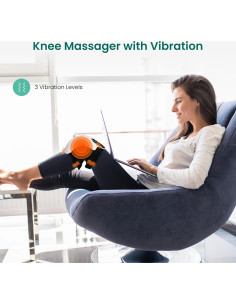 Masajeador de Rodilla Inalámbrico Snailax con Calor y Vibración 2