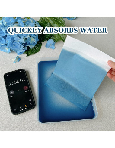 Papel Absorbente para Prensado de Flores Happinit 100 Hojas