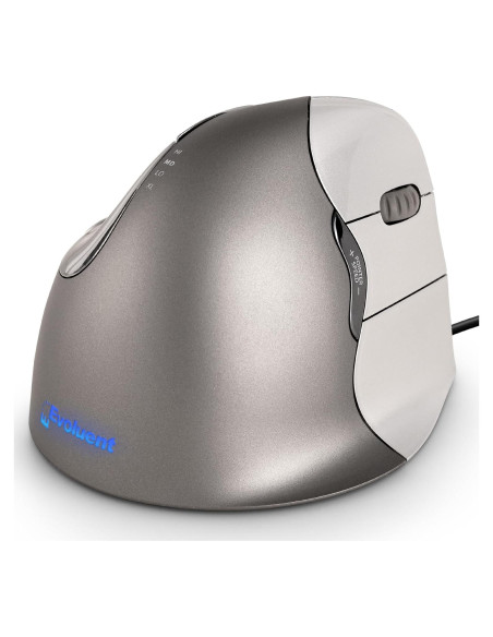 Ratón Vertical Evoluent VM4R Ergonómico con Cable USB 204g