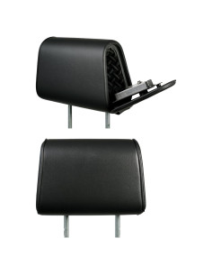 Juego de Reposacabezas con Seguro EL SEGURO DEL REPOSACABEZAS Vulcan - Cuero Sintético Negro