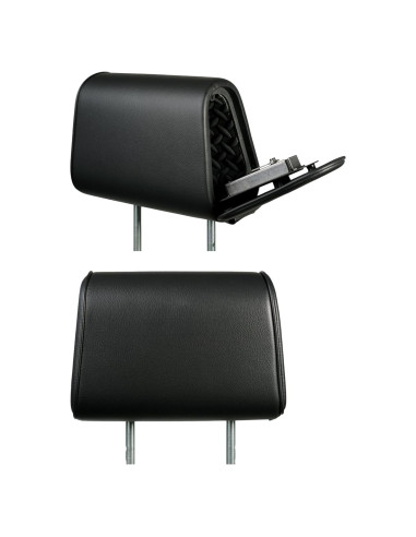 Juego de Reposacabezas con Seguro EL SEGURO DEL REPOSACABEZAS Vulcan - Cuero Sintético Negro