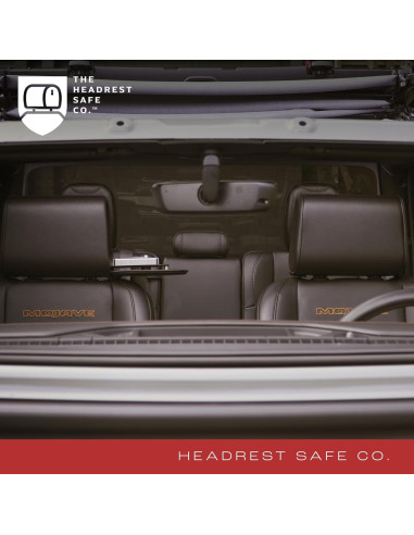 Juego de Reposacabezas con Seguro EL SEGURO DEL REPOSACABEZAS Vulcan - Cuero Sintético Negro