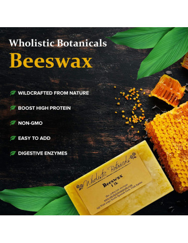 Cera de Abejas Orgánica 0.45 kg - Wholistic Botanicals