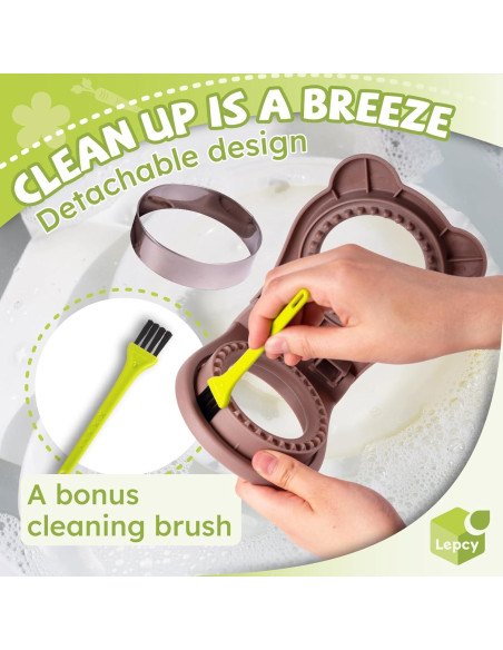 Cortador y Sellador de Sándwiches LEPCY Redondo 14.5x12.4 cm