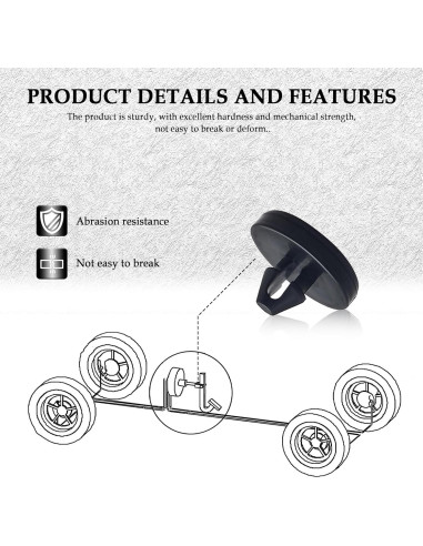 Almohadilla de Parada del Pedal de Freno Stacool 4PCS