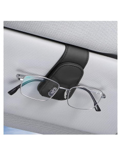 Soporte Magnético para Gafas AICEL Negro de Cuero