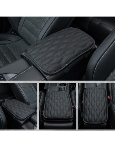 Funda Reposabrazos Auto Amiss Universal Impermeable Negro