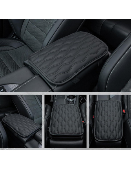 Funda Reposabrazos Auto Amiss Universal Impermeable Negro