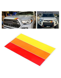 Calcomanías Retro Tricolores MOCHENT para Toyota Tacoma 2 Pcs