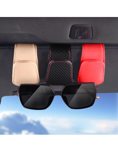 Soporte Magnético para Gafas AICEL Negro de Cuero