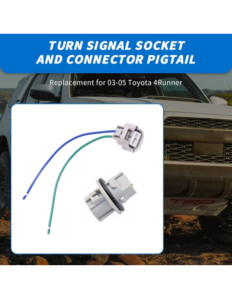 Enchufe y Conector de Señal de Giro Toyota 4Runner 2003-2005
