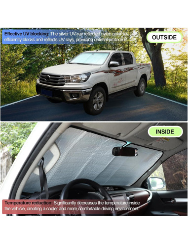 Protector Solar Parabrisas Toyota Hilux 2005-2021 Qiosreui