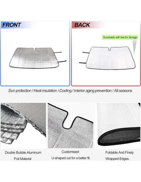 Protector Solar Parabrisas Toyota Hilux 2005-2021 Qiosreui