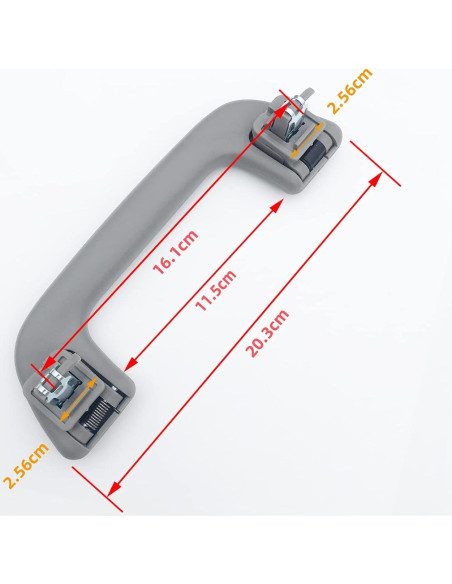 Asa de Techo para Auto Krobelus Gris Universal 1 Pieza