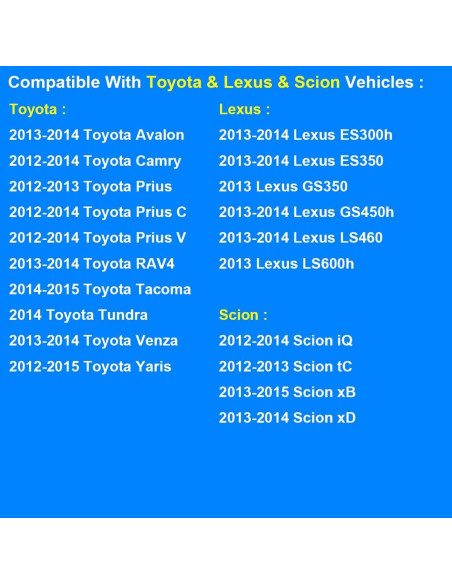 Tapa de Gas Reemplazo Allmotorparts para Toyota Lexus 77300-07010