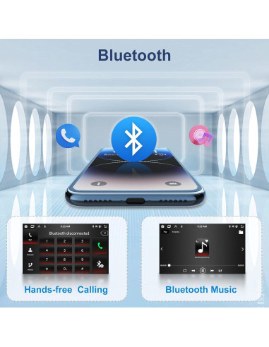 Estéreo de Coche Android 9" METEESER para Toyota Corolla 1991-1997