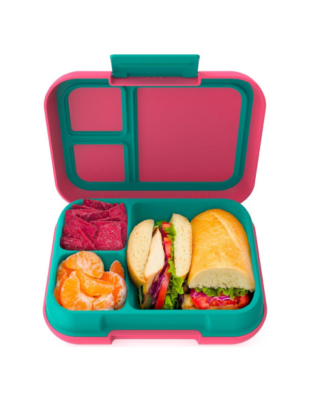 Bentgo Pop Caja de Almuerzo 5 Tazas Coral Teal a Prueba de Fugas