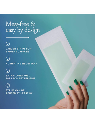 Kit de Cera Billie para Cuerpo y Axilas - 36 Tiras + Toallitas