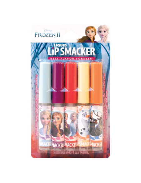 Set de 5 Brillos Labiales Saborizados Disney Frozen 2