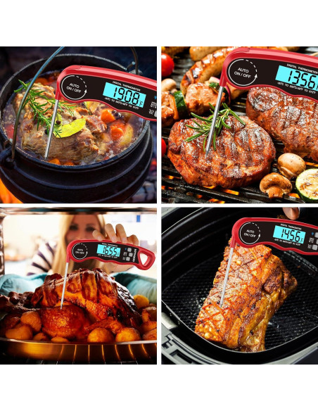 Termómetro Digital de Carne GDEALER Impermeable 300C Rápido