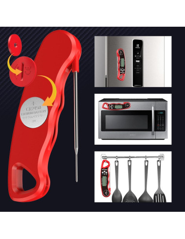 Termómetro Digital de Carne GDEALER Impermeable 300C Rápido