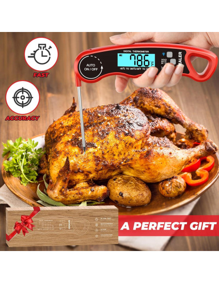Termómetro Digital de Carne GDEALER Impermeable 300C Rápido