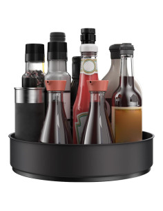 Estante Giratorio VAEHOLD de Acero Inoxidable 19 cm Negro