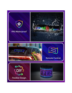 Cartel LED Publicitario SUNLINKCO 20x18 cm Control APP 2