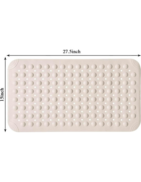 Alfombrilla Antideslizante Beige WarmSnow 69.9x38.1 cm TPE Alfombrilla Antideslizante Beige WarmSnow 69.9x38.1 cm TPE