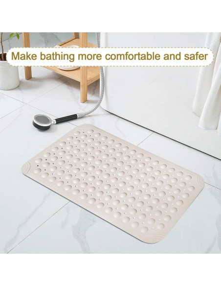 Alfombrilla Antideslizante Beige WarmSnow 69.9x38.1 cm TPE Alfombrilla Antideslizante Beige WarmSnow 69.9x38.1 cm TPE