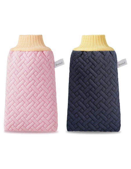 Guante Exfoliante Corporal Shanxi Aixi - 2 Piezas Viscosa Vegana