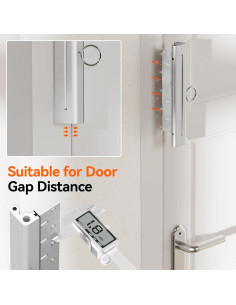 Bloqueo de Seguridad para Puerta Tonitrui DL8 Plata 20.32cm 2