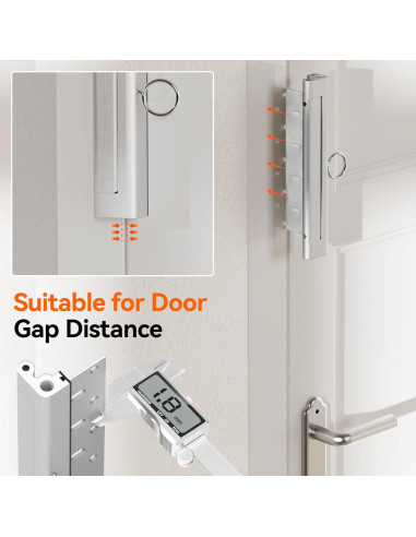 Bloqueo de Seguridad para Puerta Tonitrui DL8 Plata 20.32cm